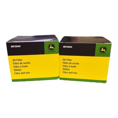 New John Deere Original Equipment Oil Filter (2 Pack)  #AM125424 FREE SHIPPING