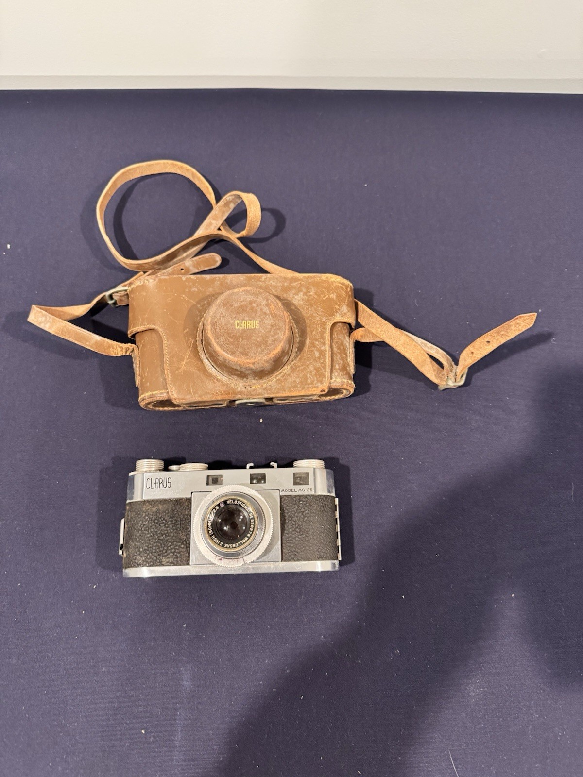 Clarus MS-35 35mm Camera w/Wollensak 50mm f2.8 lens, tested, works great, clean