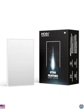 MOES Star Feather 2026 Smart Wall Light Switch - 2 Gang, WiFi, Google Home,