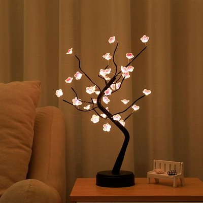 36 LED Cherry Blossom Sparkly Fairy Spirit Tree Lights, DIY Artificial Tree B...