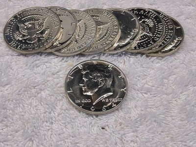 1964 KENNEDY "PROOF" HALF-DOLLAR "UNCIRCULATED " GEM BRILLIANT