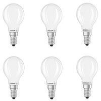 6 X Osram E14 Led Leuchtmittel Matt Dimmbar Wie 60W Universalweisses Licht