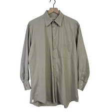 Ermenegildo Zegna Preppy Minimalist Dress Button Shirt Men's Large Long Sleeve