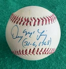 Denny McLain Autographed Baseball Detroit Tigers All-Star AS