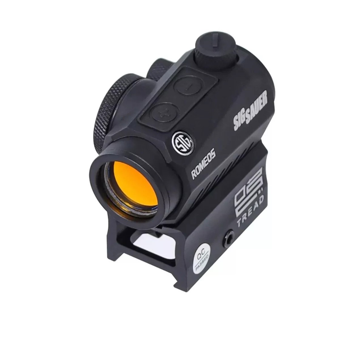 SIG SAUER ROMEO5 1x20mm Red 2 MOA Dot Sight - Black (SOR52001) for