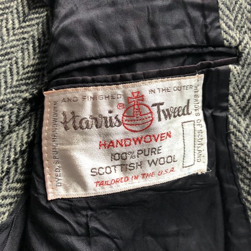 Chaqueta Harris Tweed De Colección Para Hombres 38 Gris Country Hacking Caza Abrigo Deportivo - Imagen 5 de 11