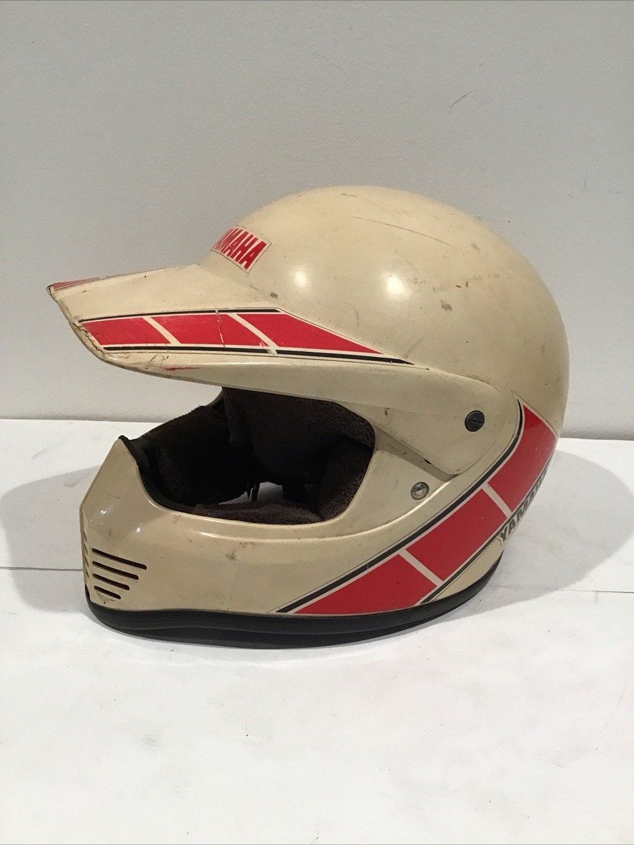 Vintage Yamaha Lazer MX Motorcycle Motocross ATV Helmet Full Face