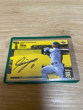 BBM 2021 Seiya Kinami Hanshin Tigers Autograph Card Baseball Near Mint