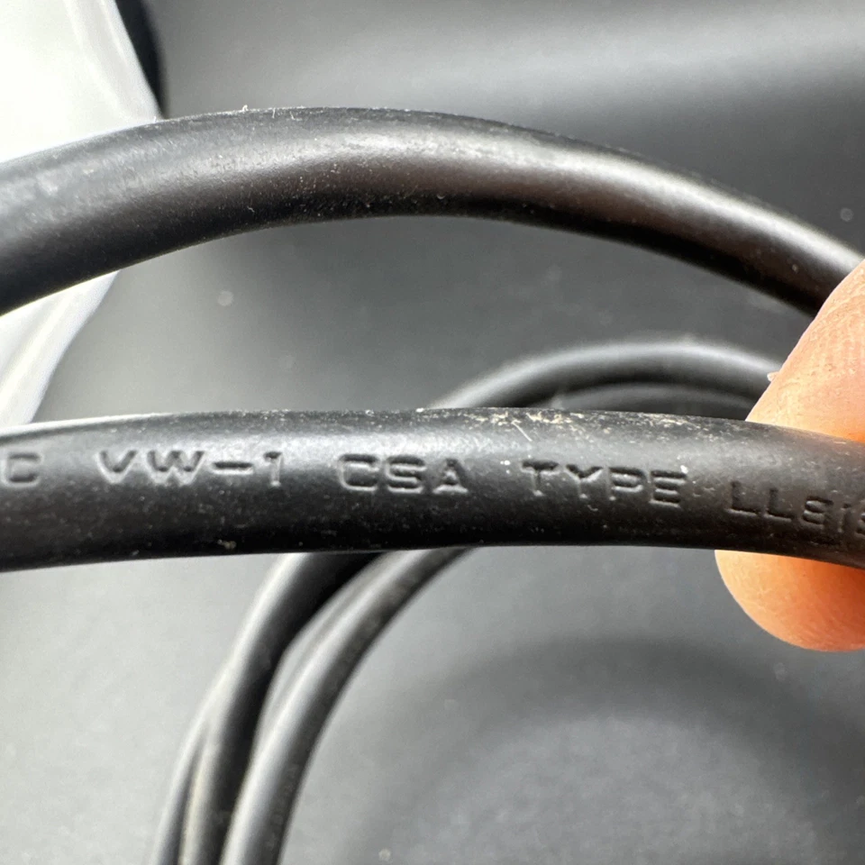 3-Prong 18AWG 125V 1250W 3 ft Power Cable E55943 📦 - Image 4 of 4