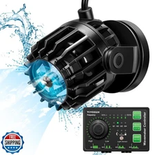 VIVOSUN Aquarium Wave Maker, 3432GPH Circulation Pump with Controller and Mag