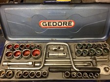 Gedore 41 Piece 1/2 Drive Metric - A/F & WW Socket Set
