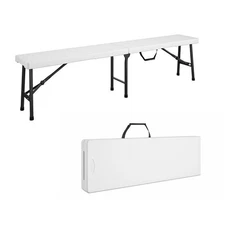 FOLDING BENCH WHITE 72
