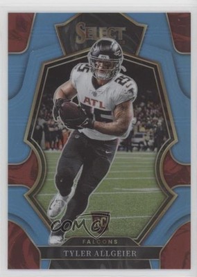 2022 Select Premier Level Light Blue Prizm 60/99 Tyler Allgeier Rookie RC 4l3