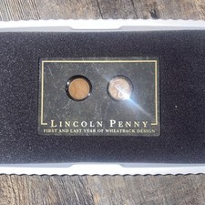 Nice Display First  Last Year Wheat Design 1909 - 1958 D Lincoln Cent Penny 1 