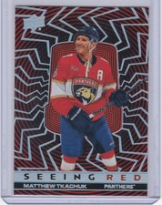 2023-24 UD Extended Matthew Tkachuk Seeing Red Silver SR-16