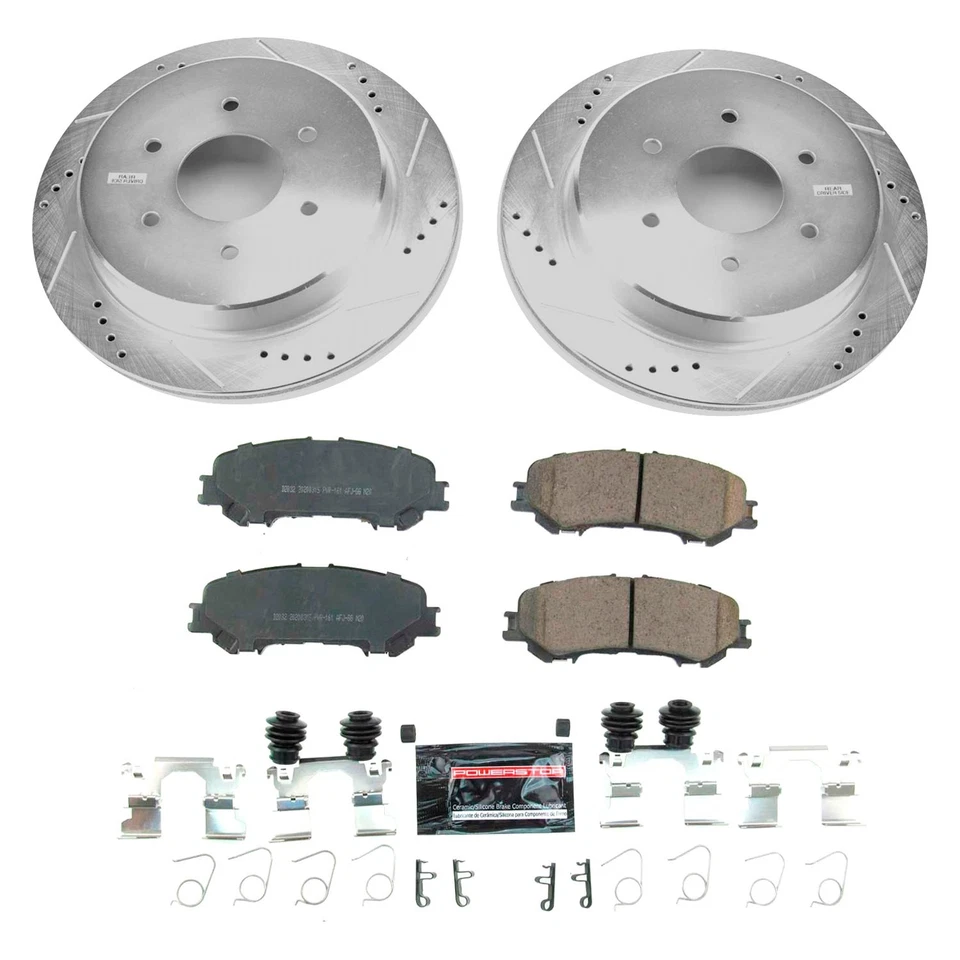 PowerStop K7874 Brake Kit For Nissan TITAN 2023-2024 Rear Foto 2 de 4