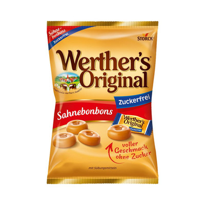 Werther'S Original Bonbons, Zuckerfrei, 70 G Beutel