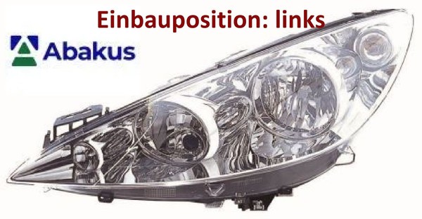 Abakus 550-1144RMLD-EM Hauptscheinwerfer Rechts Scheinwerfer FüR Peugeot-image