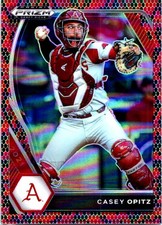 2021 Panini Prizm Draft Picks #PDP200 Casey Opitz Snake Skin Prizm #/25