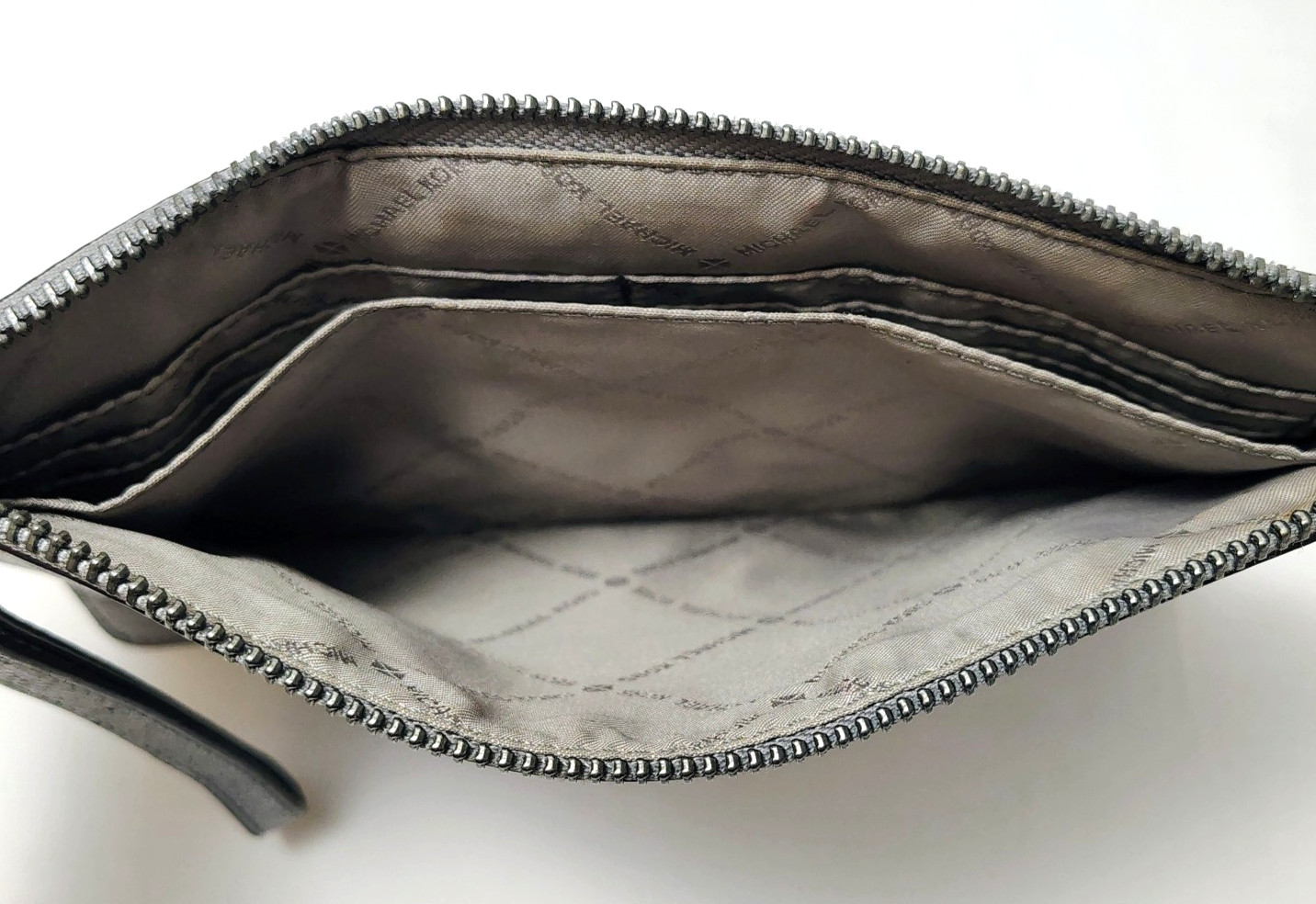 Michael Kors Silver Metallic Patchwork Snake Embo… - image 7