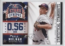 2015 Panini Stars and Stripes Statistical Standouts Kyle Molnar #13 3a3