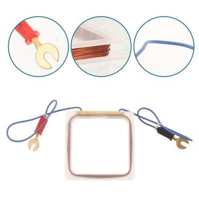 Induction Experiment: Square Copper Coil - Physics Teaching Tool For Schools -