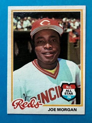 1978 Topps All-Star Joe Morgan #300 Cincinnati Reds (10x AS/AS MVP/2x MVP/HOF)