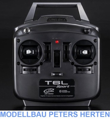 Futaba T6L Sport 2.4GHz T-FHSS + R3106GF - P-CB6L, Fernsteuerung, 6-Kanal