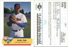 Curtis Falls 1994 Fleer ProCards #3871 RC Card *AutographDen* FREE SHIP