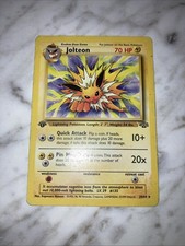 Jolteon [1st Edition] #4 Prices | Pokemon Jungle | Pokemon Cards