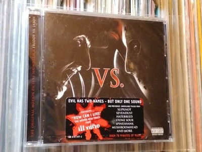 FREDDY VS JASON SOUNDTRACK CD HYPE STICKER SEALED SLIPKNOT TYPE O NEGATIVE METAL