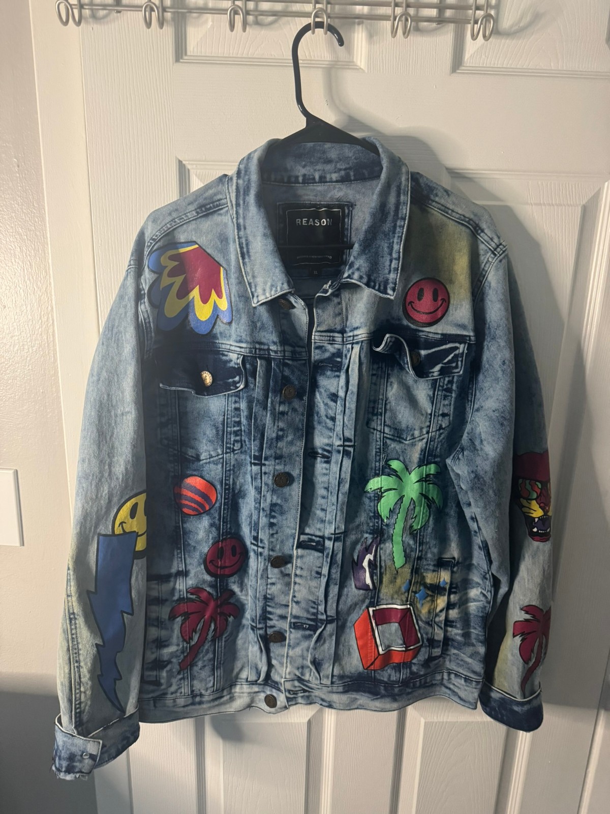 Reason denim jacket XL - image 5