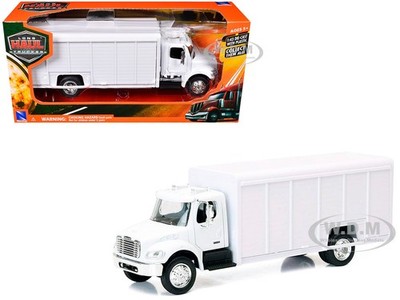 FREIGHTLINER M2 BEVERAGE TRUCK WHITE 1/43 DIECAST MODEL BY NEW RAY SS-16003 B