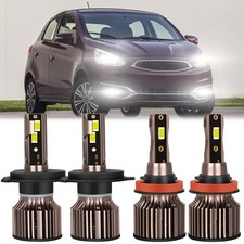 For Mitsubishi Mirage 2014-2019 Led Headlight Highlow Fog Lights 4x Bulbs Kit For Mitsubishi Mirage 2014-2019 Led Headlight Highlow Fog Lights 4x Bulbs Kit
