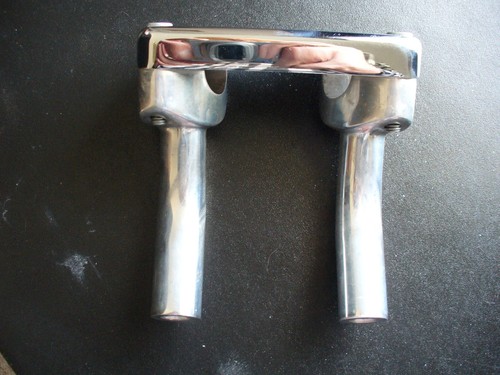 Harley Davidson Shovelhead 4" Pull Back Handle Bar RISERS for 1 inch handlebars