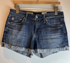 Adriano Goldschmied AG Jeans The Hailey Ex-boyfriend Roll-up Shorts Size 27