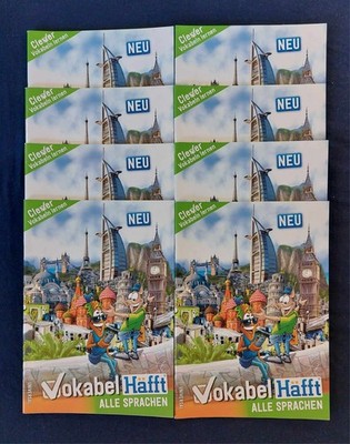 8x Vokabel Häfft - Heft - alle Sprachen - Universal - DIN A4 - 64 Seiten Schule