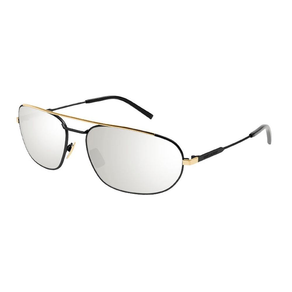 NUOVI OCCHIALI DA SOLE SL561 003 SAINT LAURENT UOMO ARGENTO AVIATOR EYEWEAR SL 561 003