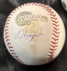 AJ Pierzynski Signed 2005 World Series Baseball Chicago White Sox GTSM Authentic