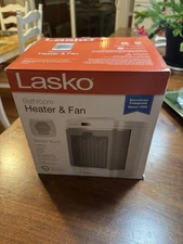 Lasko - Ceramic Bathroom Space Heater with Fan - White