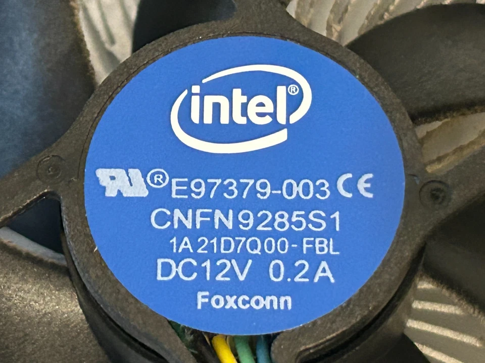 Intel CPU Fan & Heatsink E97379-003 12VDC Quick Ship - Image 3 of 4