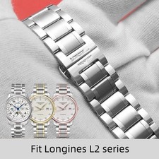 Bracciale Acciaio 316L 20/21mm Cinturino Metallo per Longines Master Collection Modelli L2