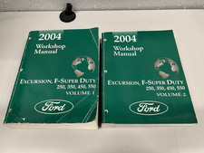 2004 Ford Excursion , F-Super Duty 250-550, Workshop Manual 2 Volume Set