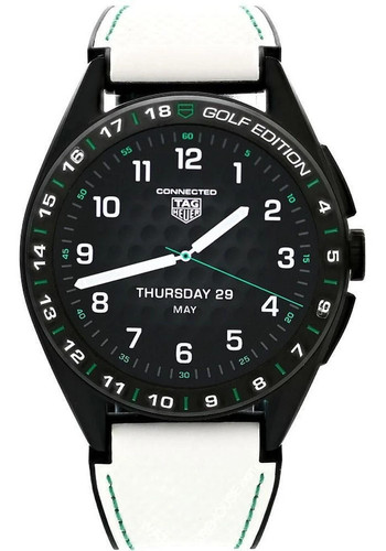 Montre connectée TAG HEUER calibre connecté E4 Golf Edition 45 mm SBR8A81.EB0251 - Photo 12/13
