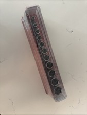 Snap On Tools 211sfsy  11pc Sae Deep Socket Set New 