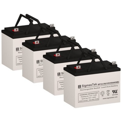 SigmasTek SP12-35 NB Replacement Batteries for Best Technologies FERRUPS MX 1KVA