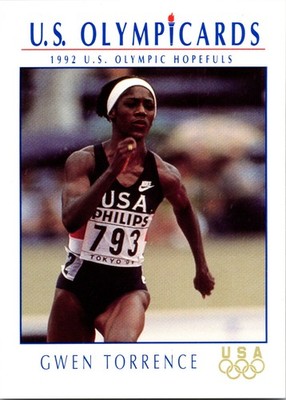 Gwen Torrence #91 1992 Impel Olympicards: 1992 U.S. Olympic Hopefuls USA