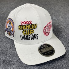 Detroit Red Wings New Era 9FORTY Stanley Cup 2002 Championship NHL Cap Hat NOS