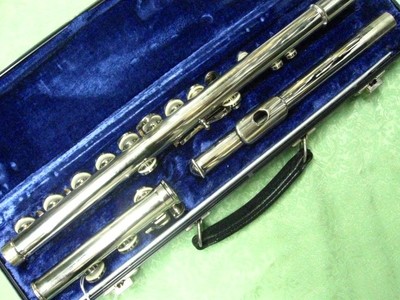 Selmer Nickel Plated Flute Model 1206 New Old Stock Made in