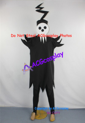 Soul Eater Shinigami sama cosplay costume and mask prop and big gloves